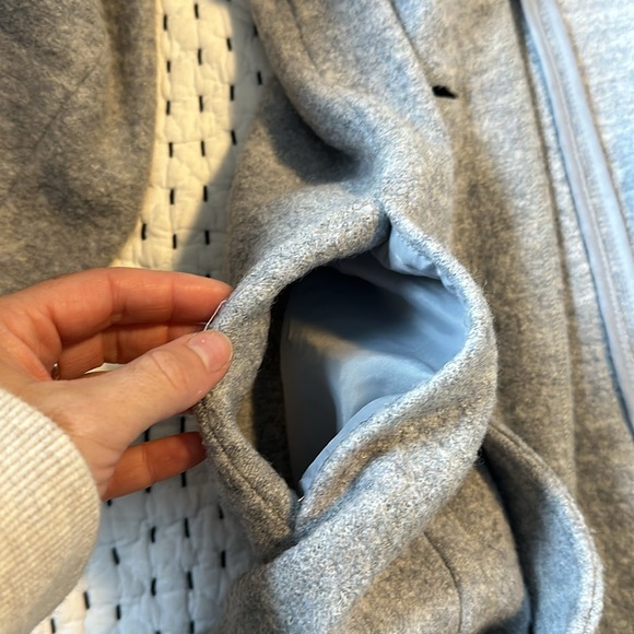 Rachel Zoe classic unlined wool one button coat - Picture 9 of 9